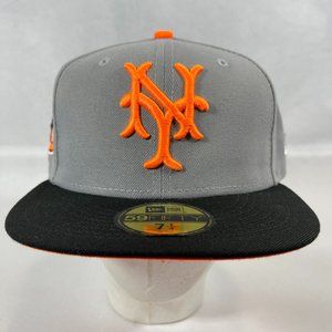 New Era 59FIFTY NY GIANTS FITTED HAT Gray Black WOOL 1954 WS PATCH 7 1/4" NWT